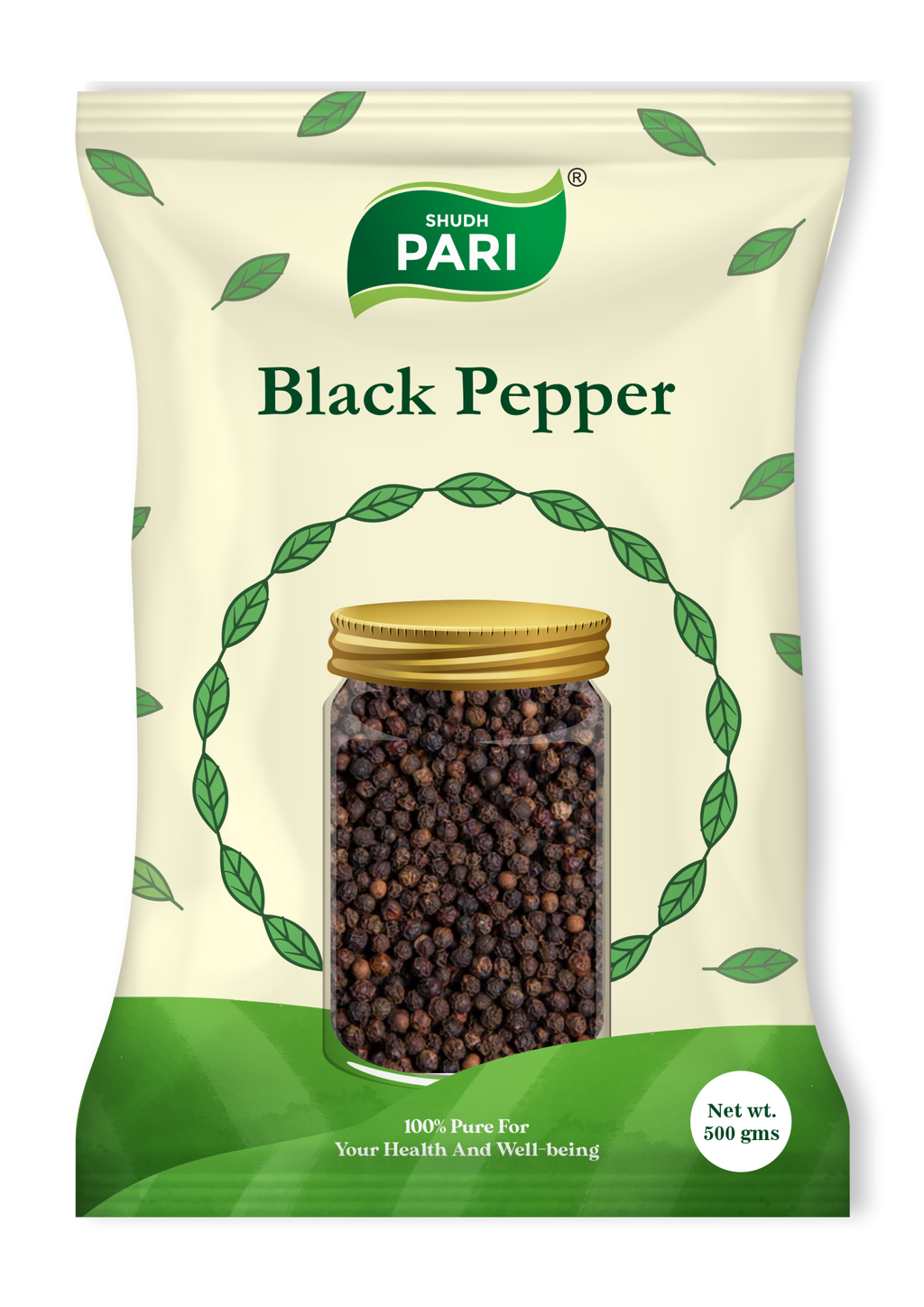 Shudh Pari Black Pepper / Kali Mirch - 500gm