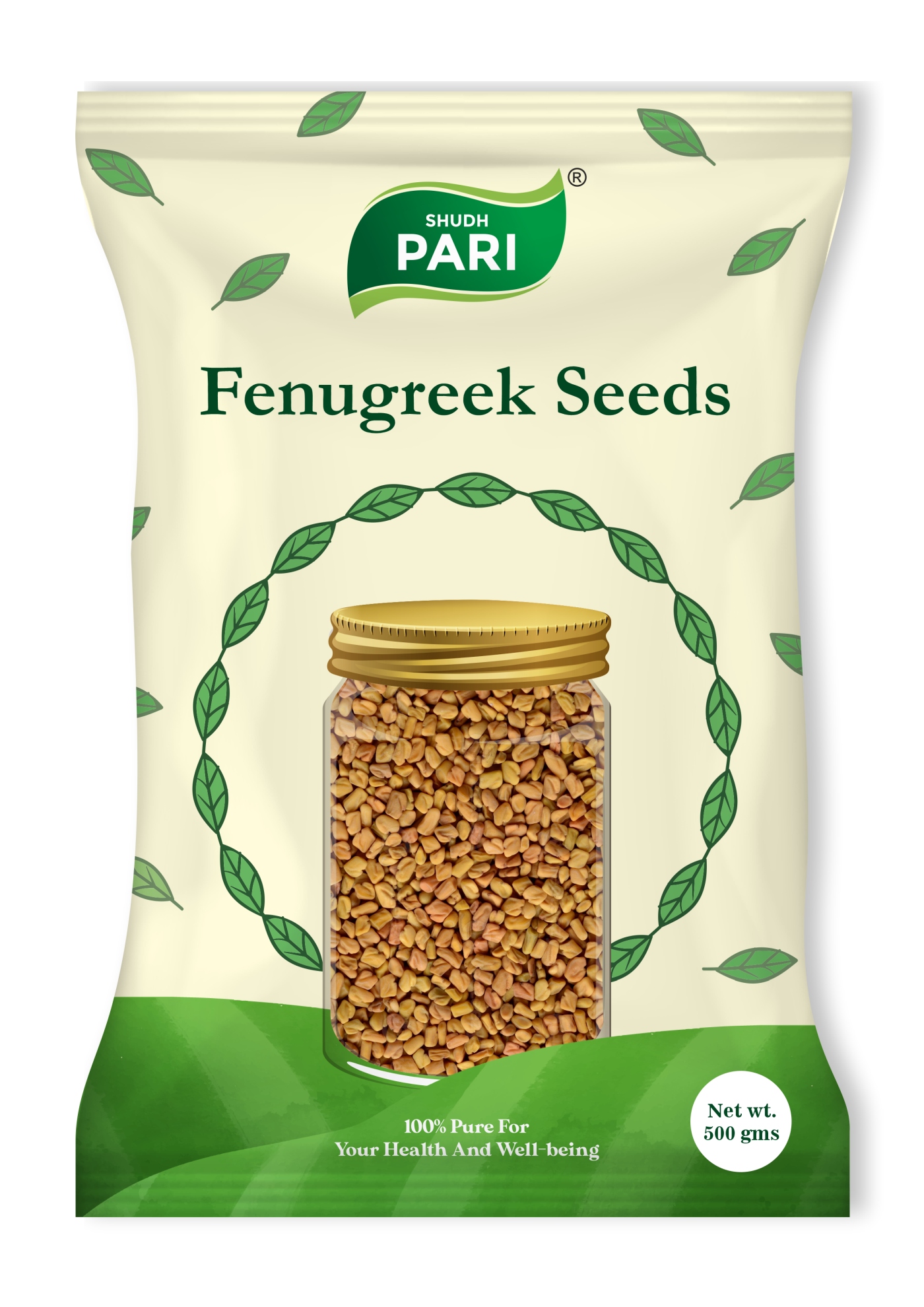 Shudh Pari Fenugreek Seeds / Methi Dana - 500gm