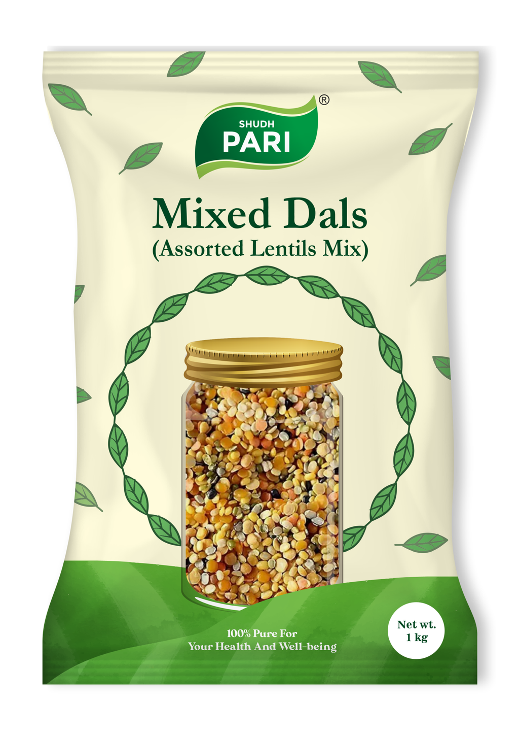 Shudh Pari Mixed Dals / Assorted Lentils Mix - 1kg