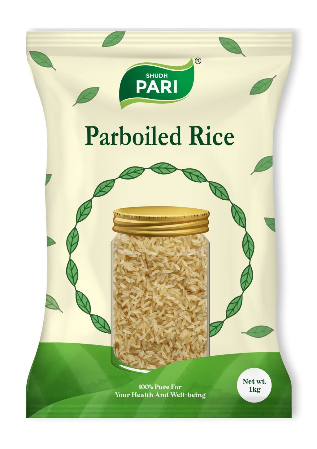Shudh Pari Parboiled Rice | Nutritious Steamed Rice - 1 Kg