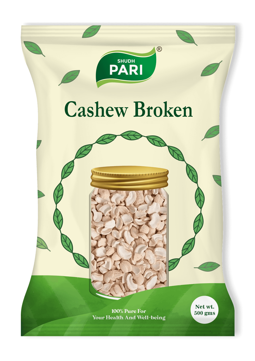 Shudh Pari Broken Cashew (2 Pcs) - 500gm