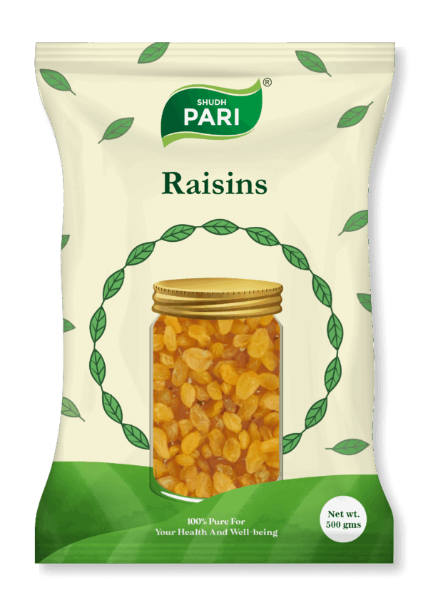 Shudh Pari Indian Yellow Raisins - 500gm