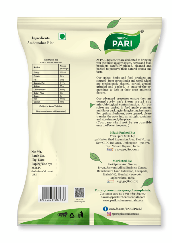 Shudh Pari Ambemohar Rice | Premium Quality - 1 Kg