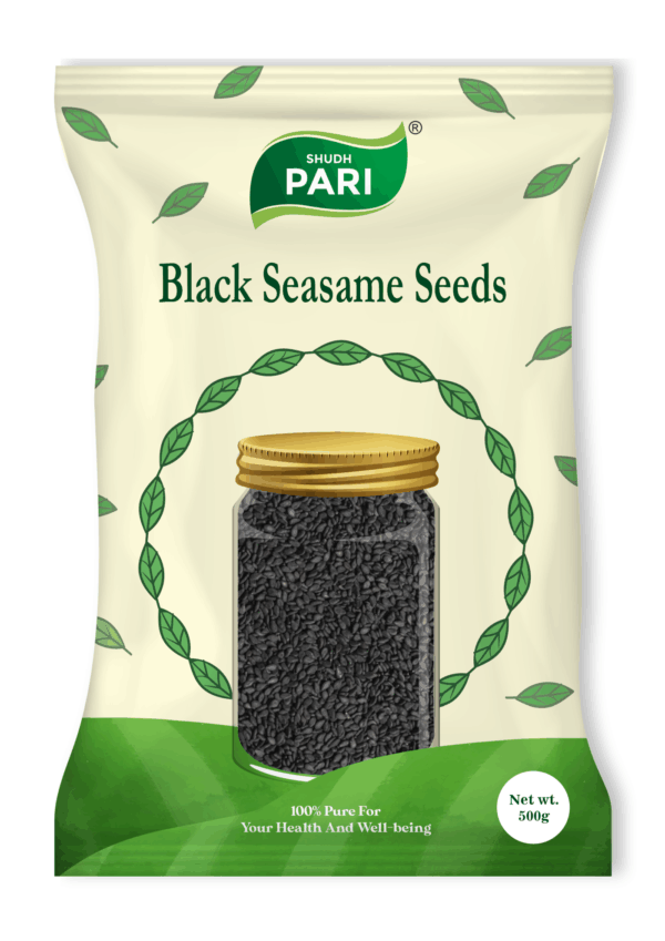 Shudh Pari Black Sesame Seeds / Kala Til - 500gm