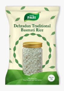 Shudh Pari Dehradun Traditional Basmati Rice | Aromatic Long Grain - 1 Kg