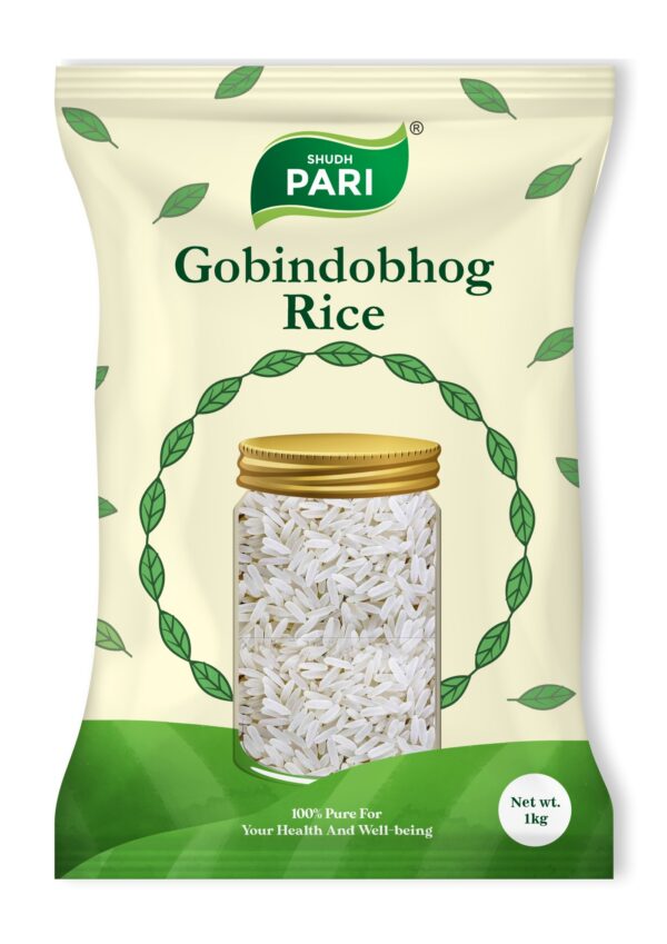 Shudh Pari Gobindobhog Rice | Premium Bengali Aromatic Rice - 1 Kg