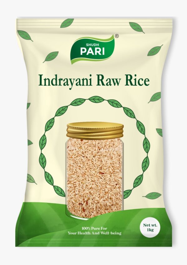 Shudh Pari Indrayani Raw Rice | Naturally Aromatic - 1 Kg