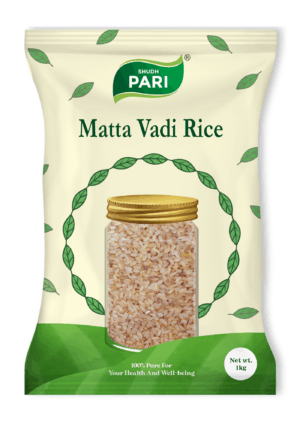 Shudh Pari Matta Vadi Rice | Kerala Red Parboiled Rice - 1 Kg