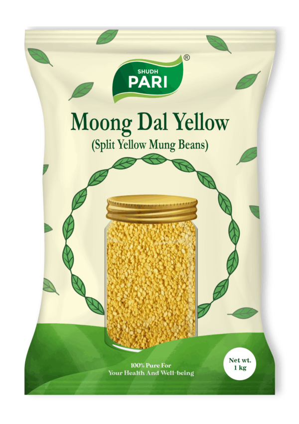 Shudh Pari Moong Dal Yellow / Split Yellow Mung Beans - 1kg