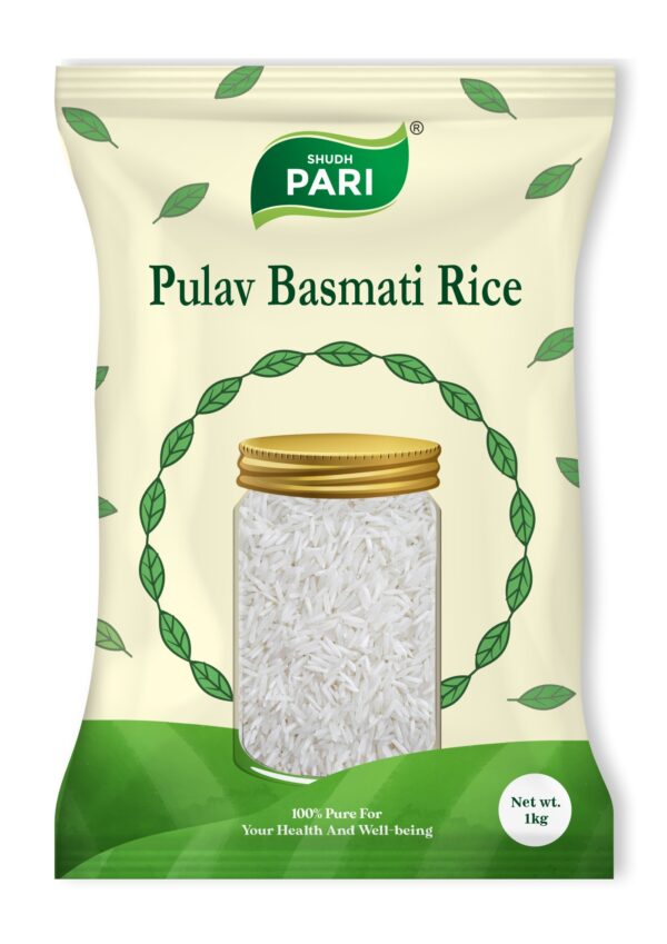 Shudh Pari Pulav Basmati Rice | Long Grain Pulao Rice - 1 Kg