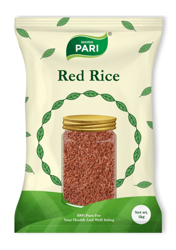 Shudh Pari Red Rice | Healthy Whole Grain Red Rice - 1 Kg