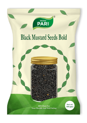 Shudh Pari Black Mustard Seeds Bold / Rai - 500gm