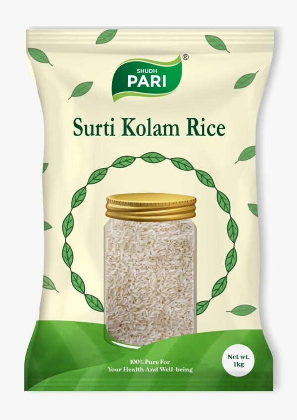 Shudh Pari Surti Kolam Rice | Soft Daily Use Rice - 1 Kg