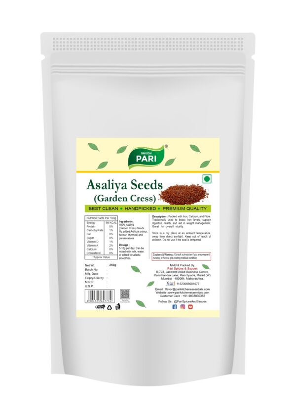 Shudh Pari Asaliya Seeds (Garden Cress) - 250 gm