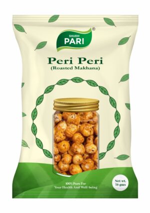 Shudh Pari Cream & Onion Ghee Roasted Makhana 5 Suta Fox Nuts - 70 gm